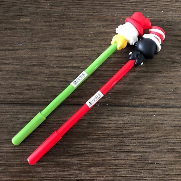 Dr. Seuss: Green Eggs and Ham & Cat in the Hat pen set. - Picture 4 of 5